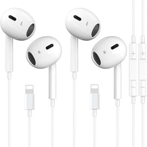 OEM Apple iPhone 7 Earpod Headphones with Lightning Connector - White/MMTN2AM/A (Certified Refurbished)