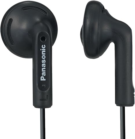 Panasonic RP-HJE120-PPK In-Ear Headphone, Black